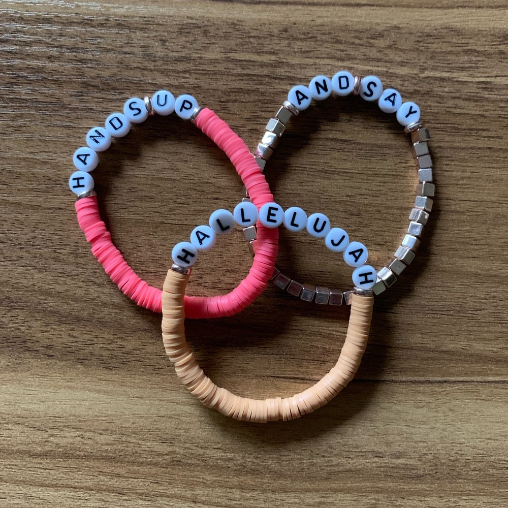 {Handmade} Colorful Bracelet Trio Set